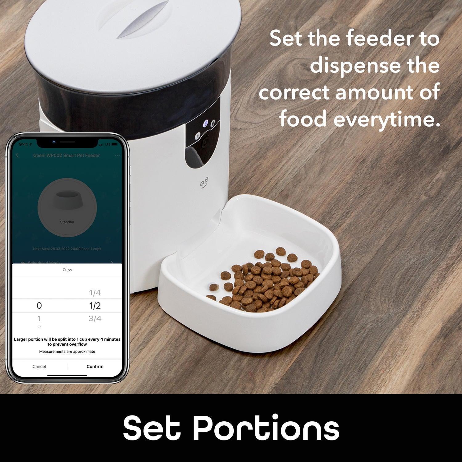 Geeni PetConnect Automatic Feeder with Camera - 7L - Grovano