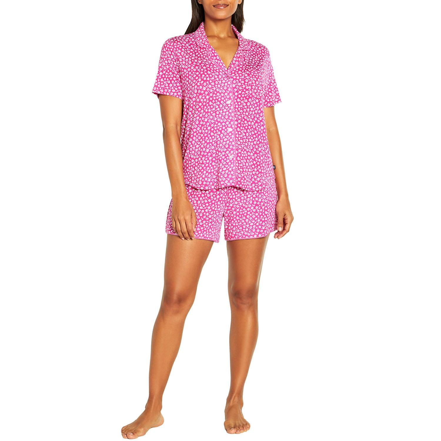 Gap Ladies' Short Sleeve Notch Collar PJ'S - Grovano