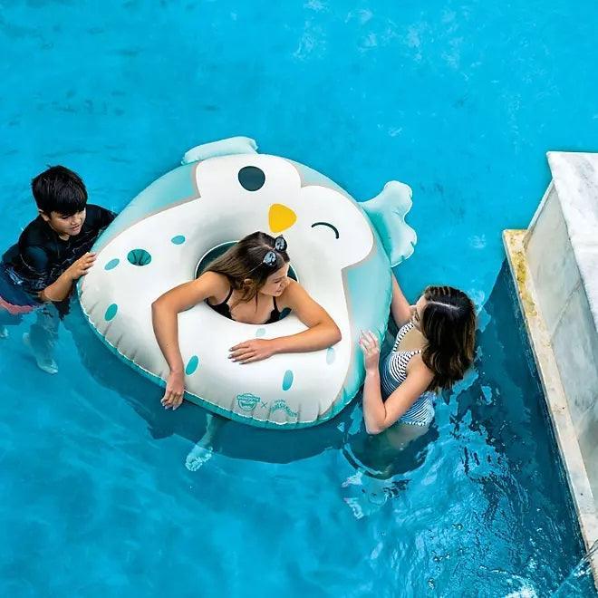 BigMouth x Squishmallows Inflatable Ring Pool Float With Built-In Cupholder (Various Styles) - Grovano