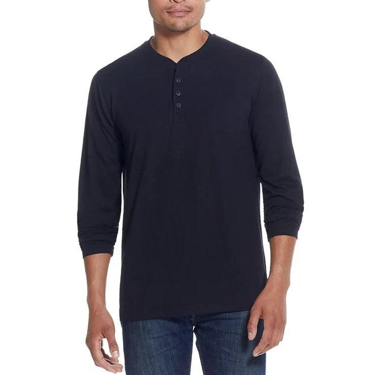 WP Weatherproof Long Sleeve Brushed Henley Shirt, 2-Pack - Grovano