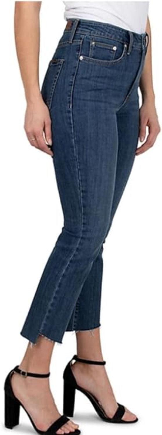 Seven7 Women's Misses High Rise Straight Jean - Grovano