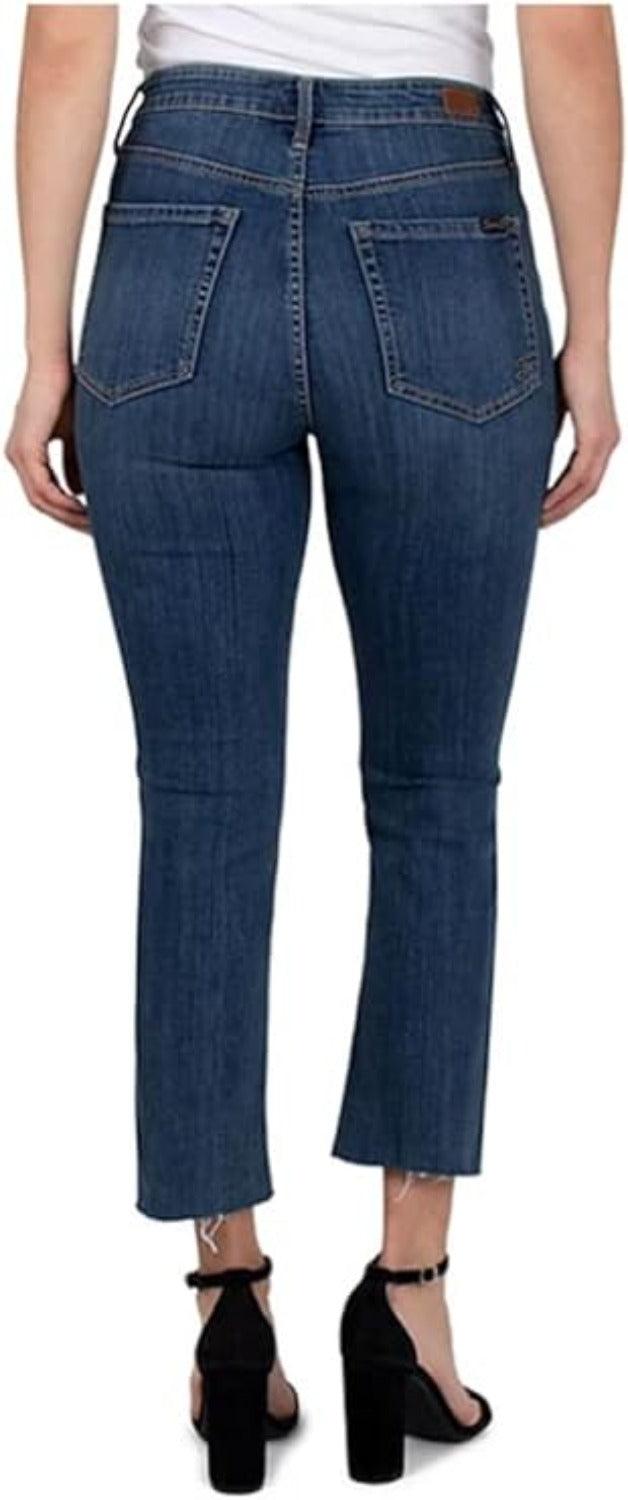 Seven7 Women's Misses High Rise Straight Jean - Grovano