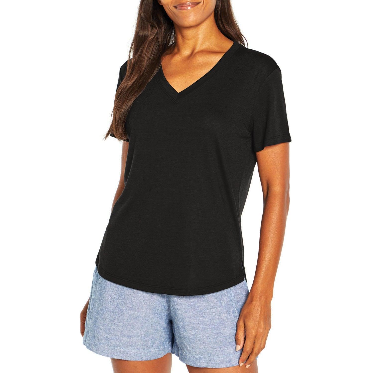 Gap Ladies Short Sleeve Slub Tee - Grovano