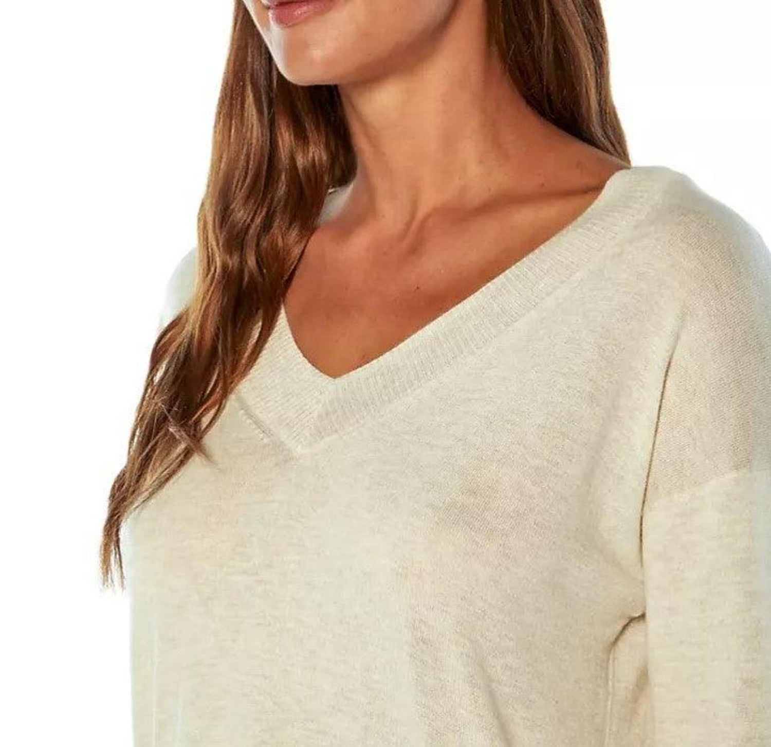 Gap Ladies Lightweight V-Neck Sweater - Grovano