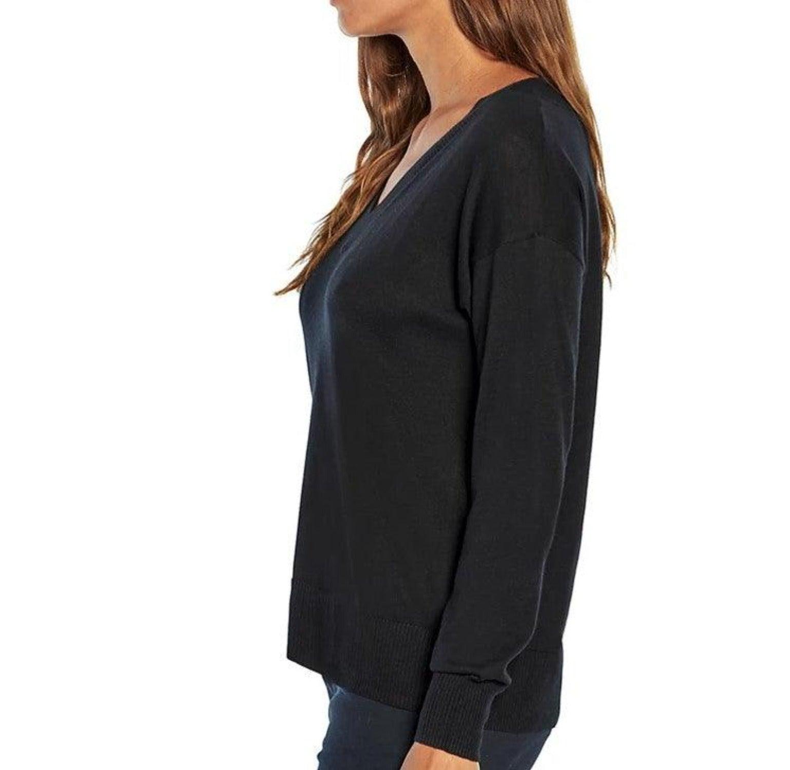 Gap Ladies Lightweight V-Neck Sweater - Grovano