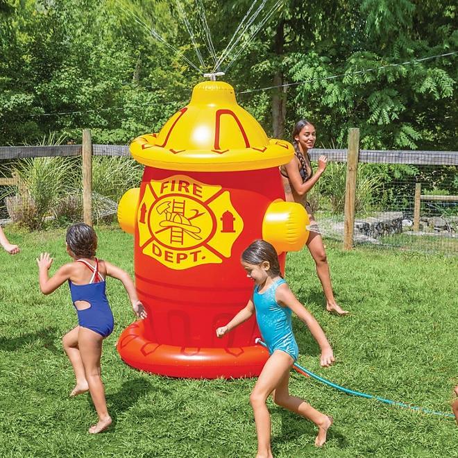 BigMouth Inc. Giant Inflatable Fire Hydrant Backyard Water Sprinkler - Grovano