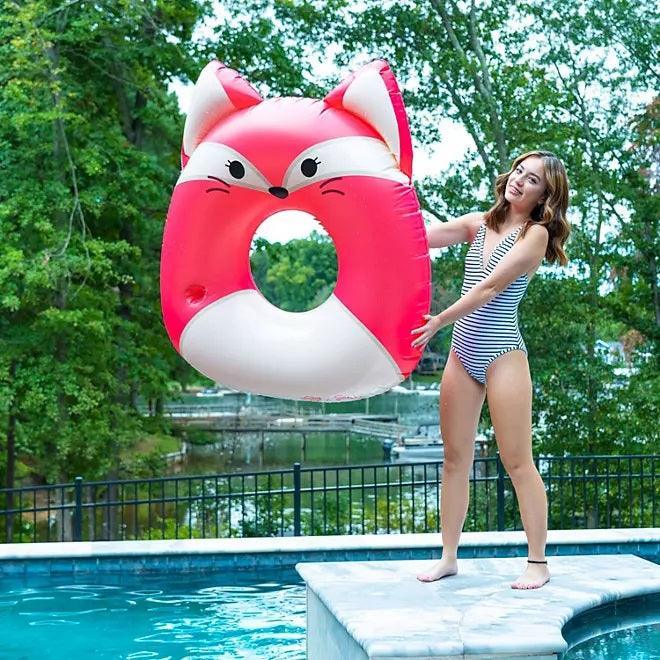 BigMouth x Squishmallows Inflatable Ring Pool Float With Built-In Cupholder (Various Styles) - Grovano