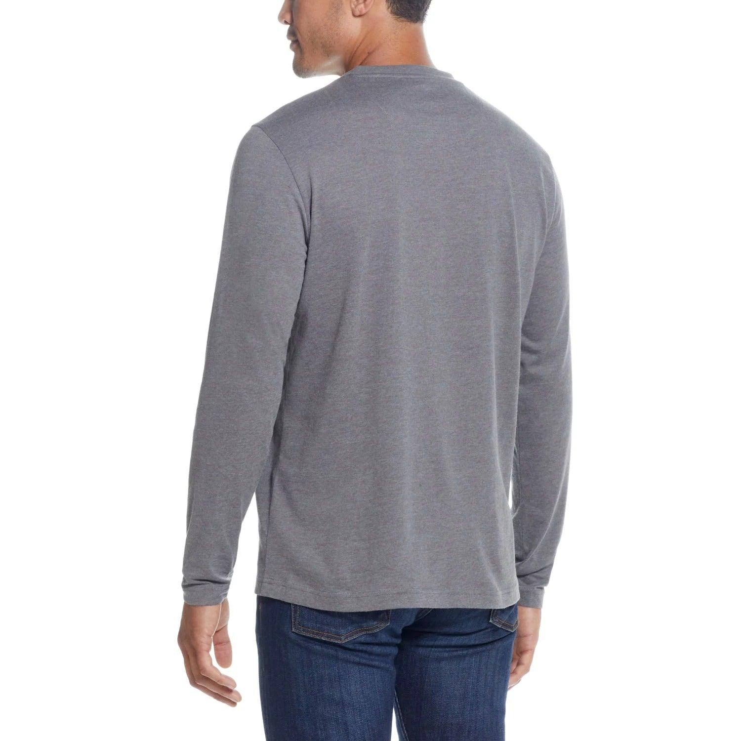 WP Weatherproof Long Sleeve Brushed Henley Shirt, 2-Pack - Grovano