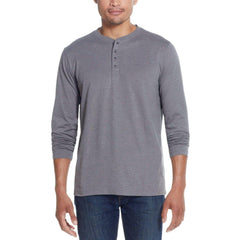 WP Weatherproof Long Sleeve Brushed Henley Shirt, 2-Pack - Grovano