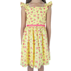 Zunie Girls' Cotton Floral Dress - Grovano