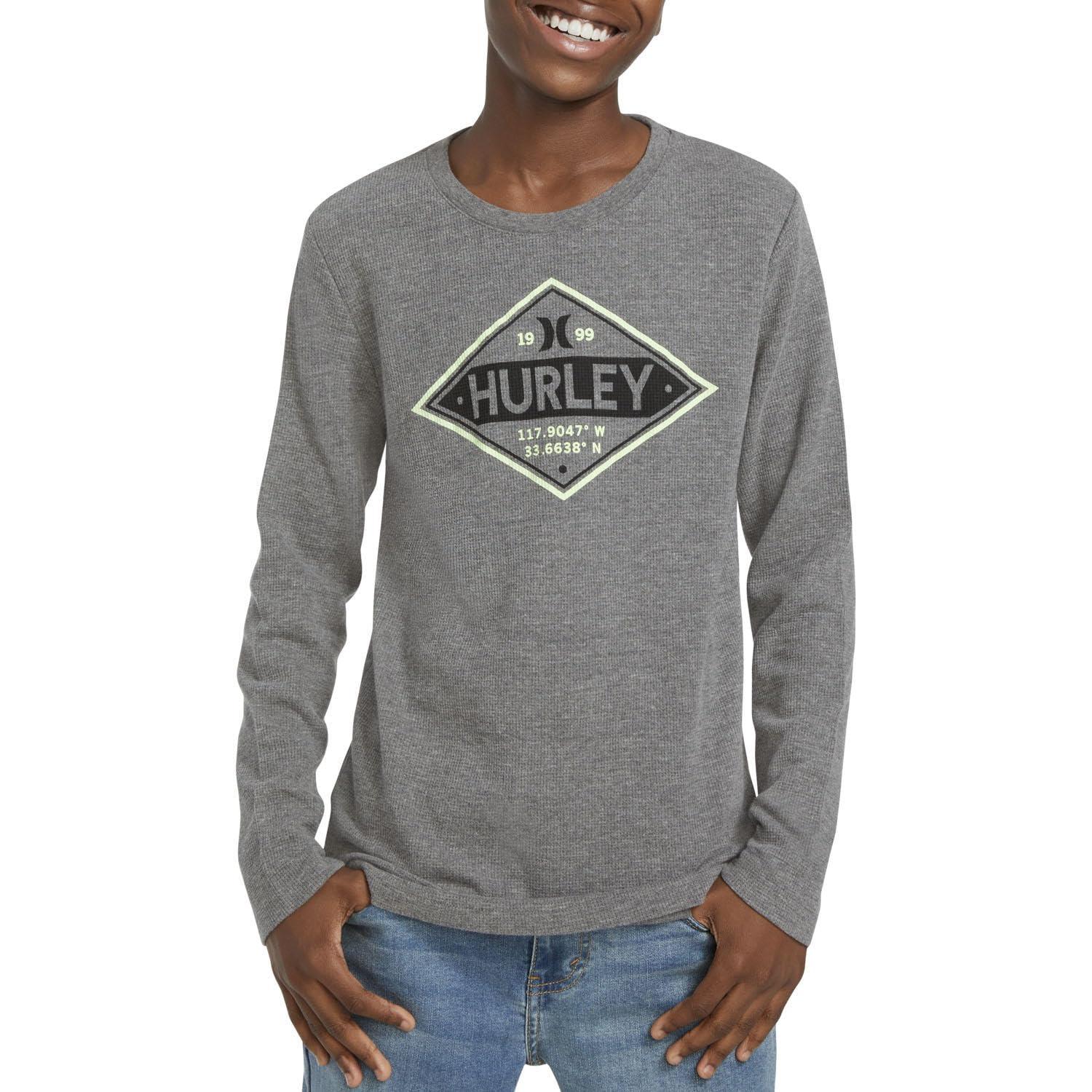 Hurley Boy's Long Sleeve Thermal T-Shirt 2 Pack - Grovano