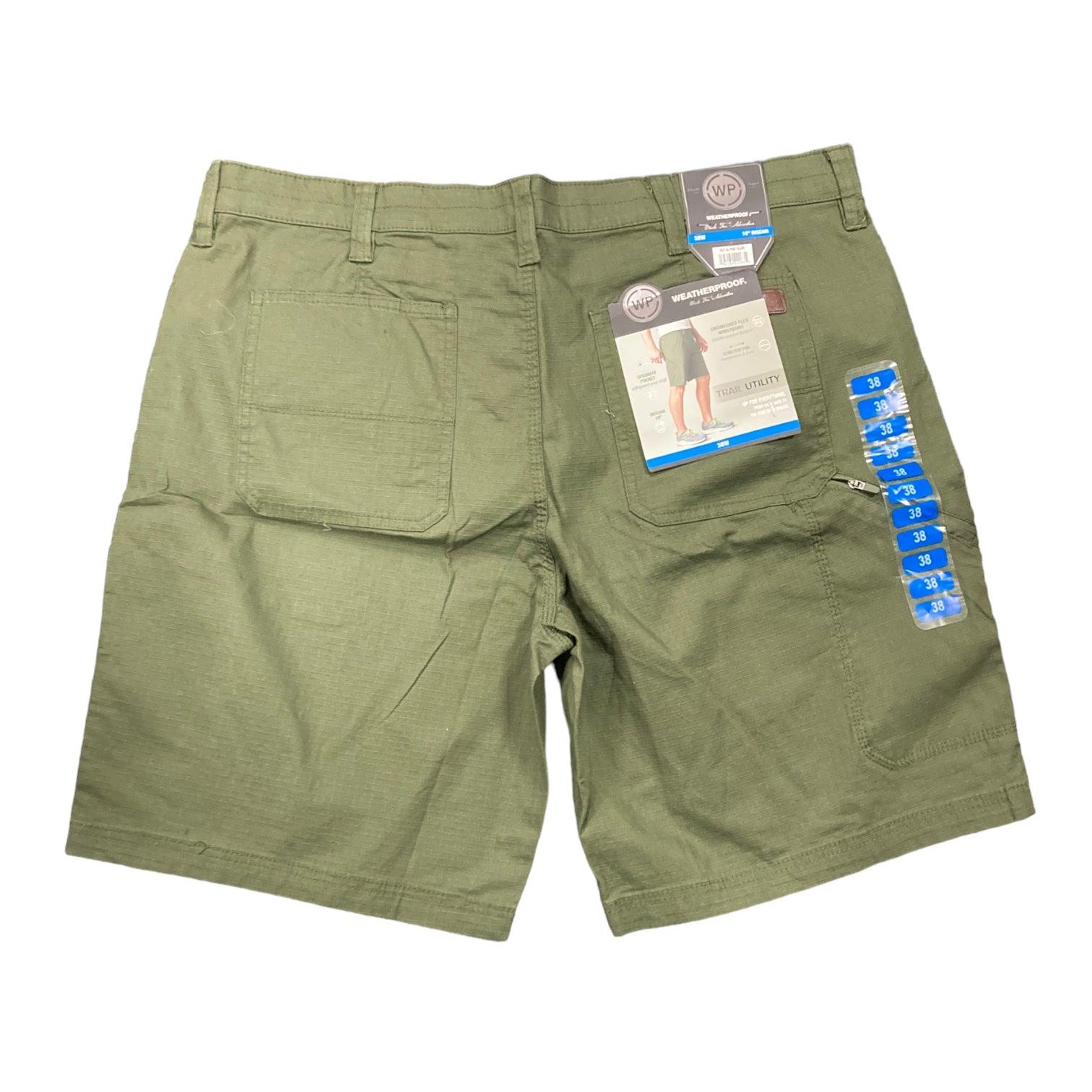 WP Weatherproof Men's 5 Pocket Ripstop Trail Utility 10" Inseam Short - Grovano